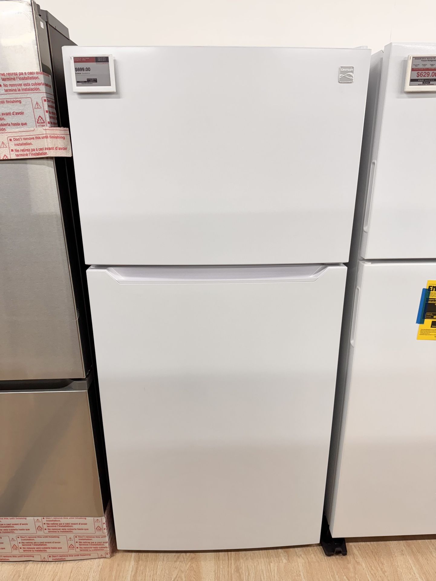 Brand-New Kenmore 30" Top Freezer Refrigerator - White 