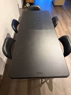 Table and chairs