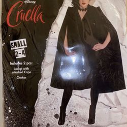 Cruella Halloween Costume With Wig 
