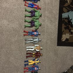 🔥 Huge Action Figure Lot – Marvel Superheroes + WWE Wrestlers w/ Ring (20+ Figures) 🔥