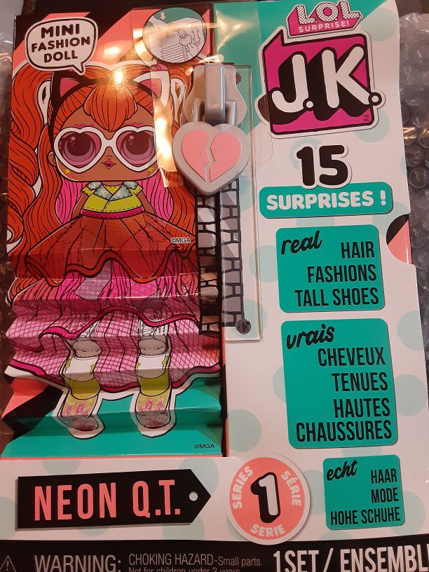 Brand new LOL Surprise JK Neon QT