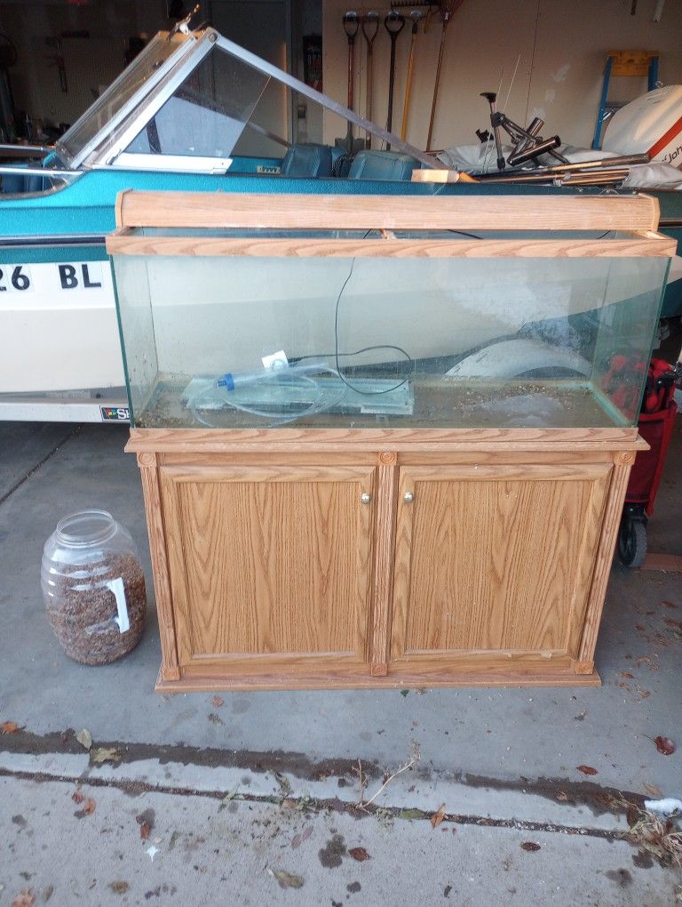 55 Gallon Fish Tank Just Disconnected Ready To Go