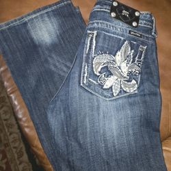 MISS ME JEANS SIZE 28" BOOT CUT *NEW*