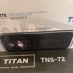 Projector And Screen Combo Golf Simulator Ready