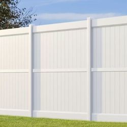 🥨7.5×5 Panels PVC Vinyl Fencing for Outdoor Privacy Screen Fence Panels