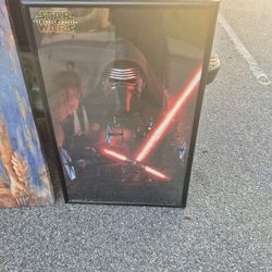 Framed Star Wars Poster