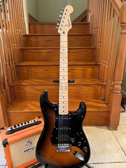 Squier Stratocaster w/ Orange Crush 12 Amp