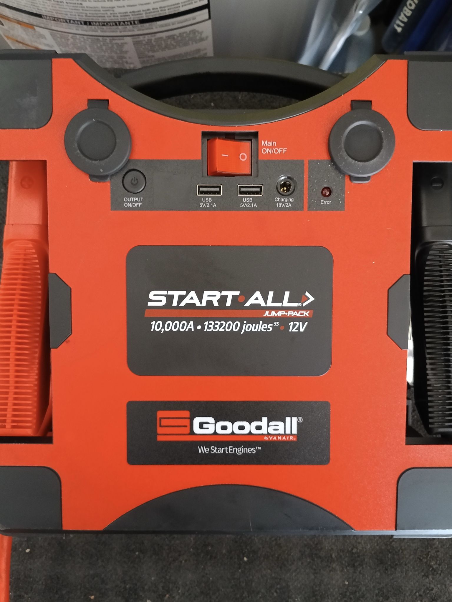 Goodall Battery Jump Pack / Jump Starter / Booster Pack