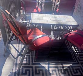 Outdoor Patio Dining Set with Chairs