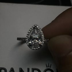 Pandora Sparkling Ring Size 8