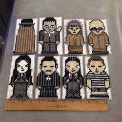 The Adam’s Family Characters Decor