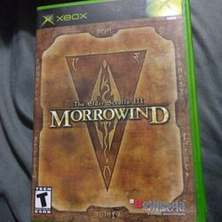 Xbox Game The Elder Scrolls 111 Morrowind Used