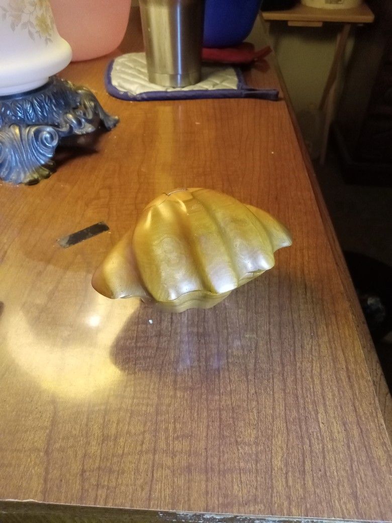Wooden Shell Jewelry Box