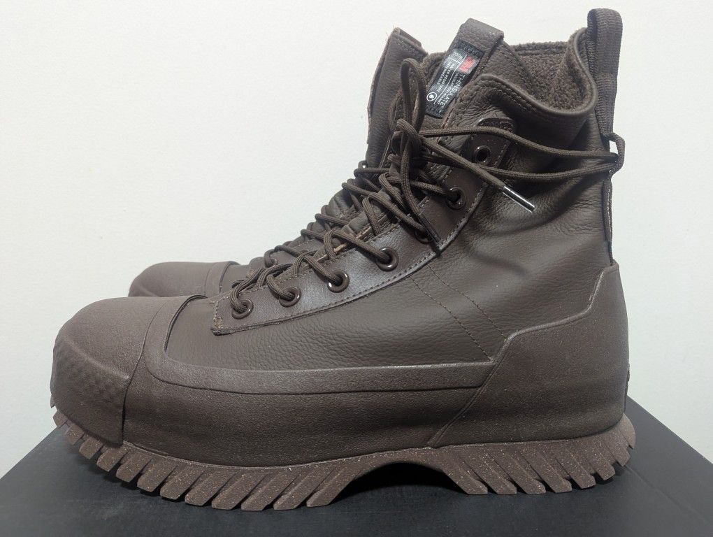 Converse Chuck Taylor Lugged 2.0 CC X-Hi Waterproof Boot Brown Men's 10 A10376C