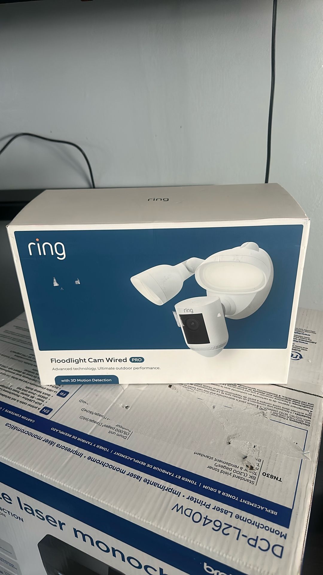 Floodlight cam wired pro ring camera
