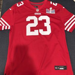 49ers Christian McCaffrey Super Bowl 58 Jersey Youth XL