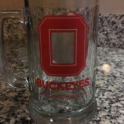 OSU glass beer mug Buckeyes