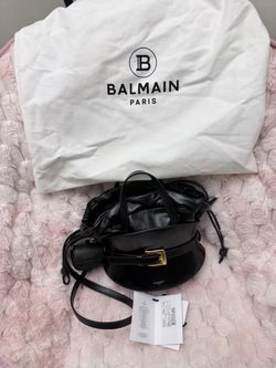 Balmain leather purse