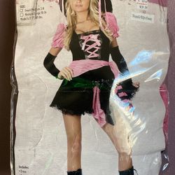 Pink Punk Pirate Costume 