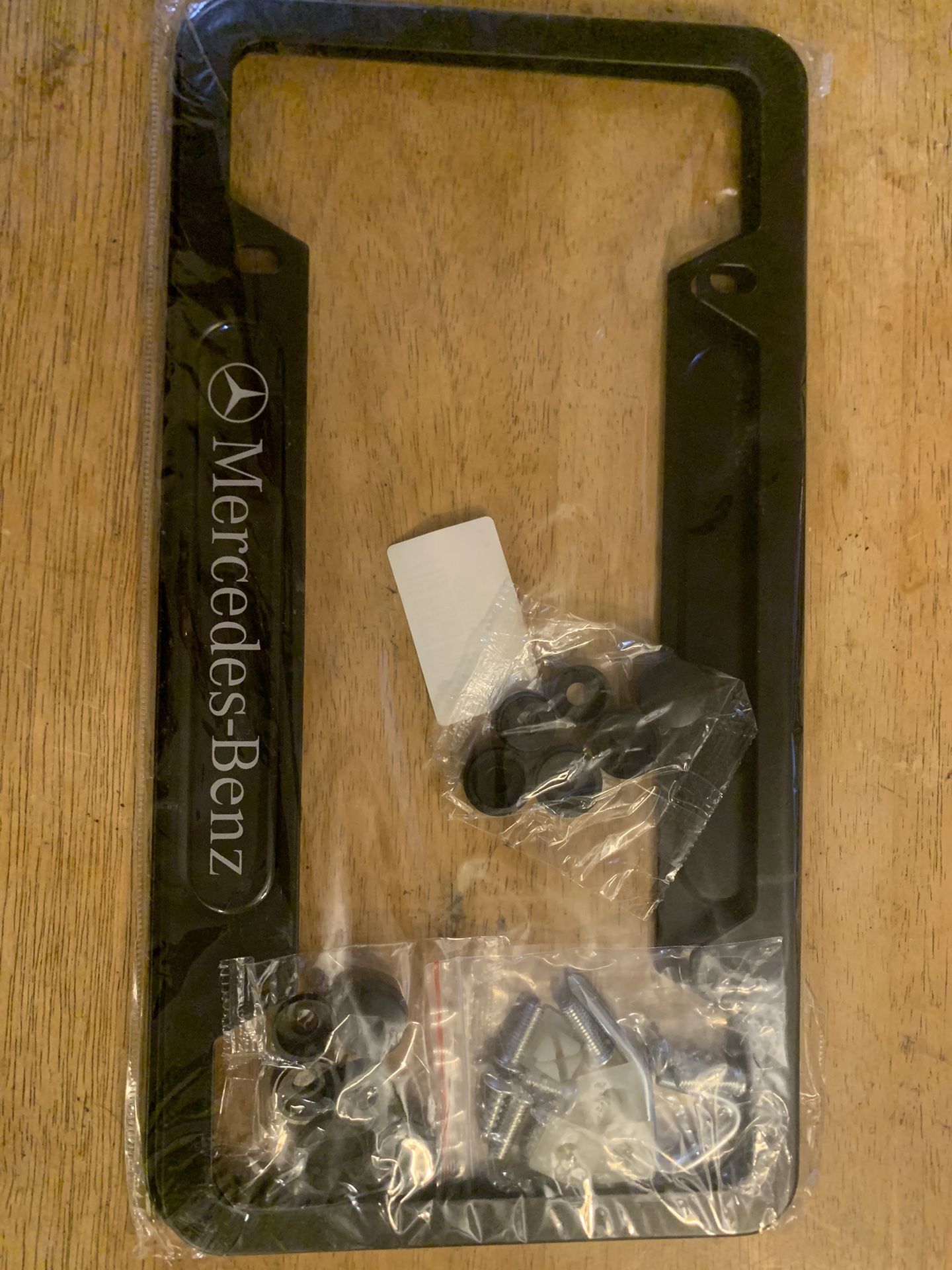 Mercedes License Plate Cover (2 Pieces)