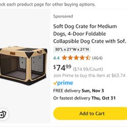 Soft Dog Crate - Kennel 