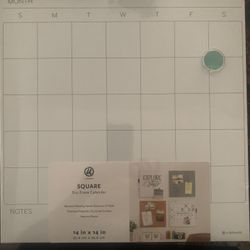 Dry Erase Calendar Still Sealed Brand New