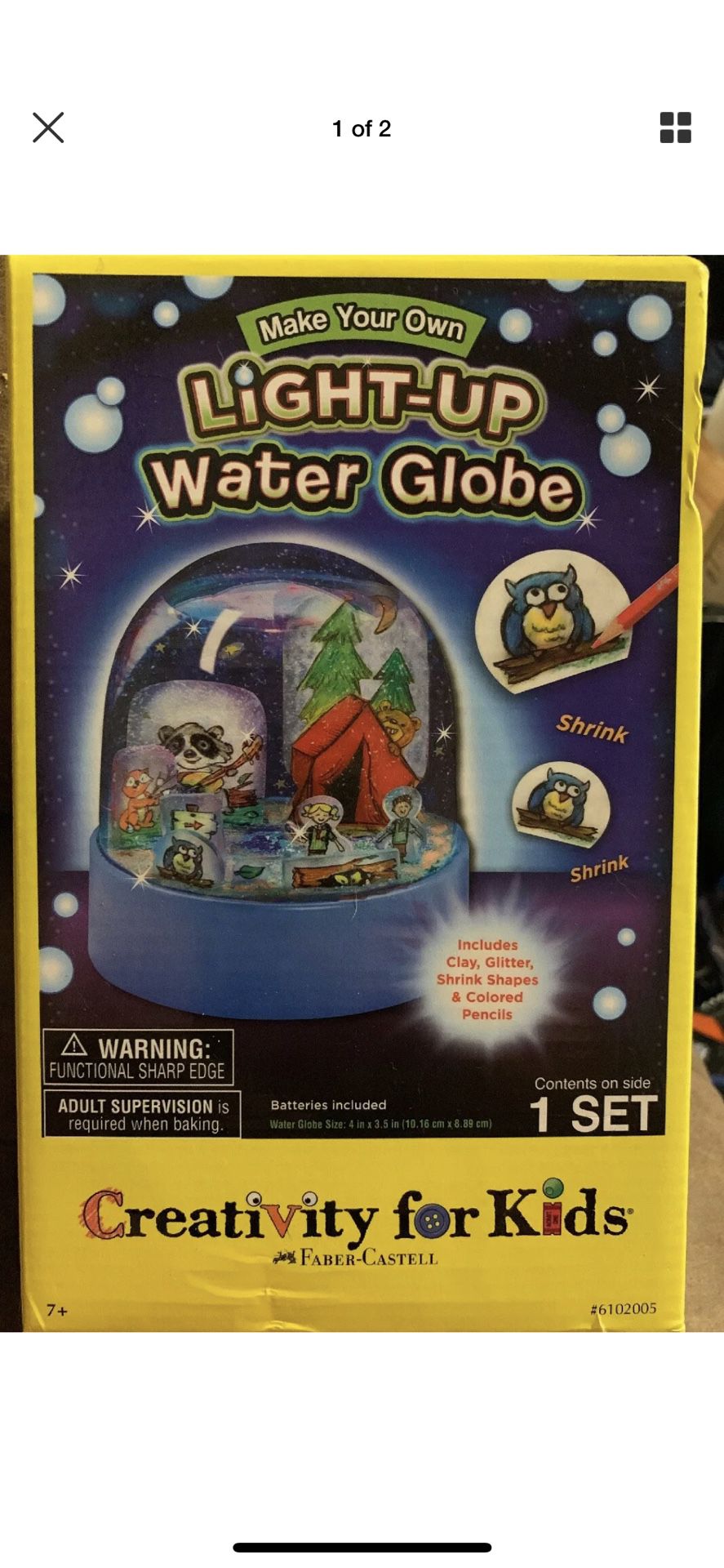 Creativity for Kids Make Your Own Light-Up Water Globe
