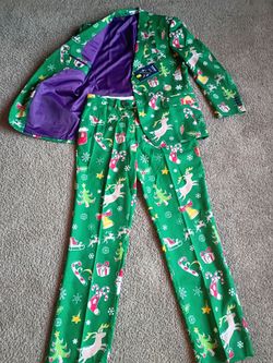 NWT Studio Ferera Christmas Suit Set - Men's 44R Jacket / 38W Pants