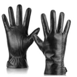 Genuine Sheepskin Leather Gloves for Women（medium）