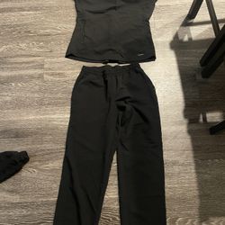 Black JAANUU scrub SET- Small