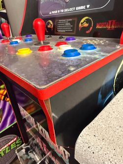 Midway Mortal Kombat two arcade one up cabinet