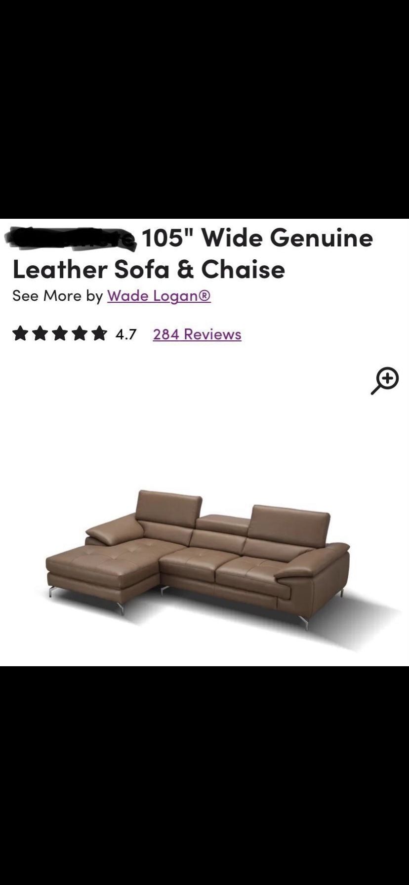 Beand New Leather Sofa