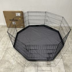 Puppy Playpen / Pet Fence with Bottom Pad