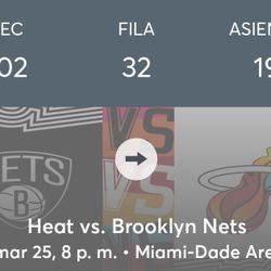 Game Miami Heat Vs Brooklyn Nets 