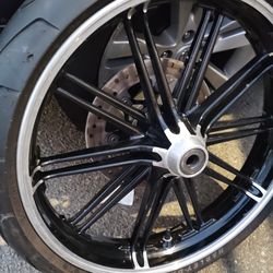 Rims and tires for Harley Davidson