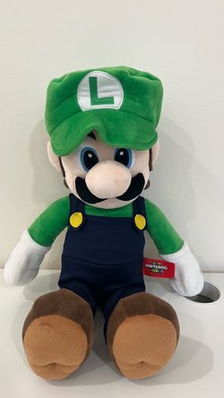 🟢 Super Nintendo World Luigi Jumbo Plush – 20” – Official