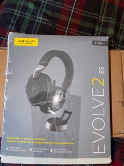 Jabra Evolve2 85 Wireless Headphones – USB-A | Like New!