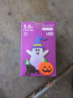 New Halloween Inflatable Pumpkin Cat Ghost 5ft