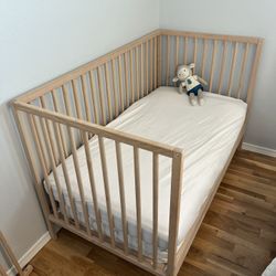 IKEA Crib & Mattress