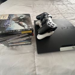 PS3 + 2 Controllers + 9 Games