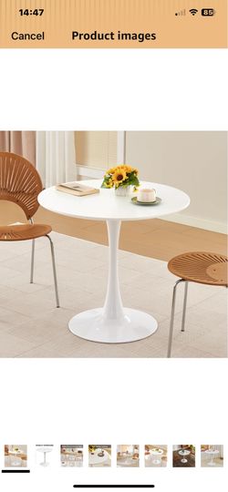 Round dining table 31.5 inch