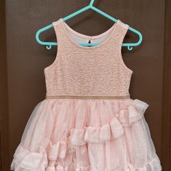 Baby Pink  Dress 9-12 Months.