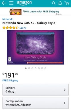 New Nintendo 3ds Xl Galaxy Edition For Sale In Cutler Ca Offerup