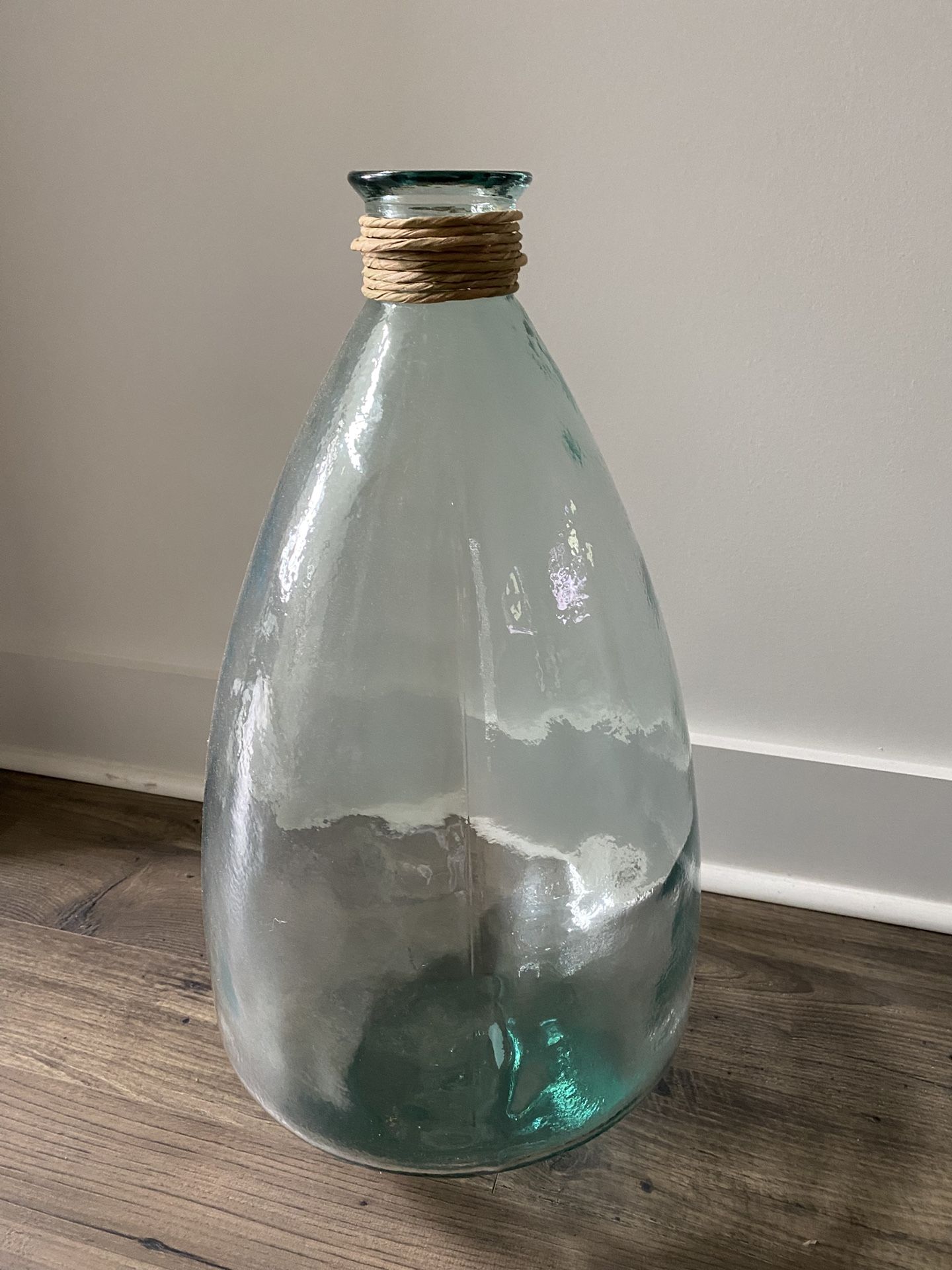 Light Blue Glass Vase