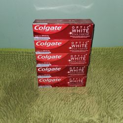 5 Colgate Optic White Clean Mint Paste 4.2oz