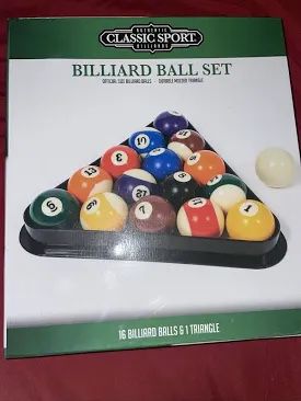 Authentic Classic Sport Billiard Ball Set