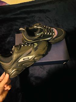 Dior Sneakers Black Iridescent Detail