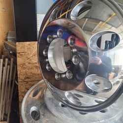 Semi truck rims 24.5 aluminum
