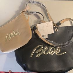 BEBE Gianna E/W Tote W/ Pouch 