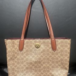 Coach City Women's Tote Bag - Gold/Khaki Saddle 2
